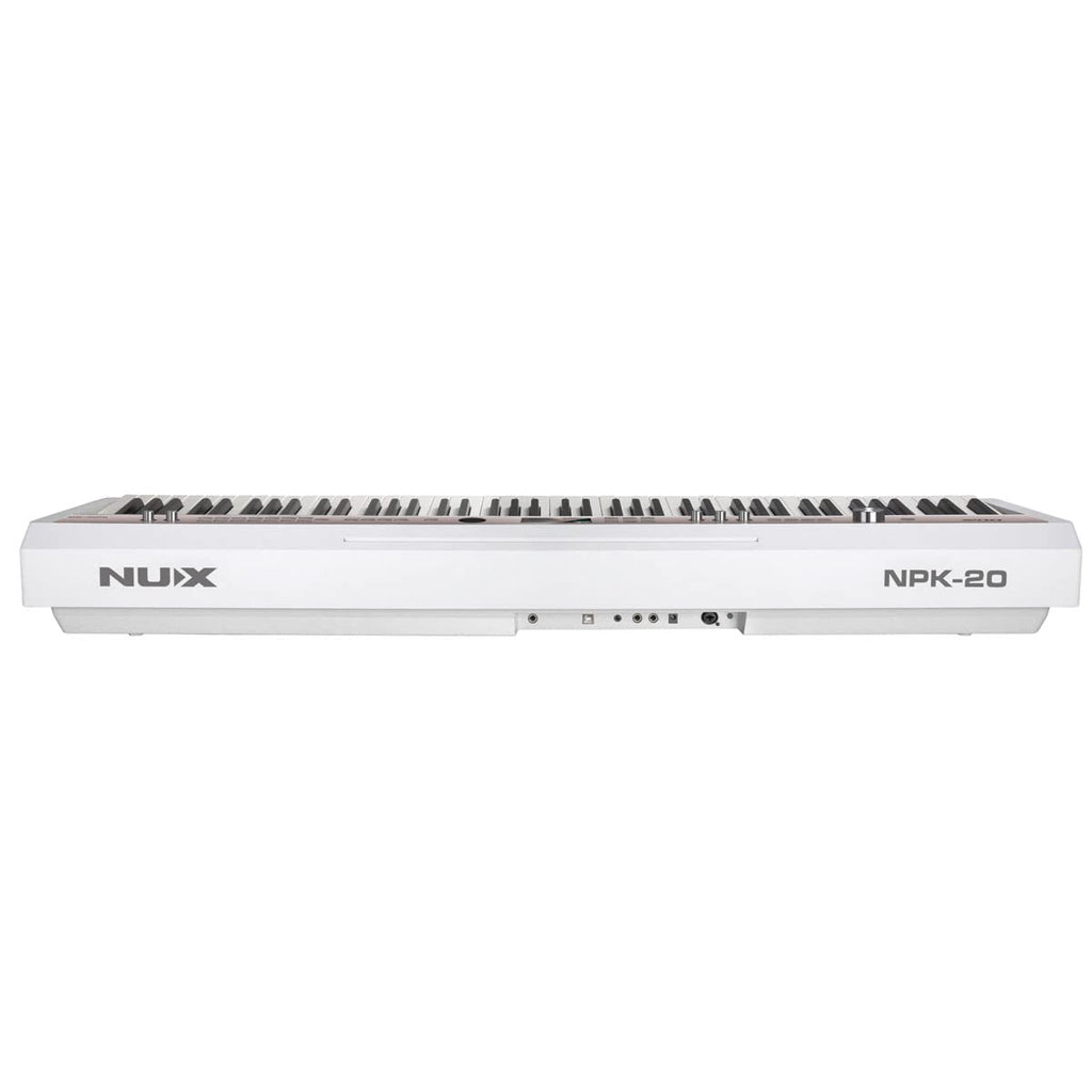White 88-Key Portable Digital Piano B6022