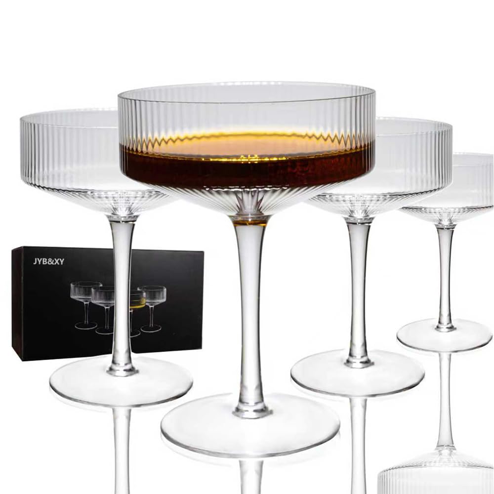 Set of 4 9 oz Coupe Cocktail Glasses G650340