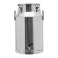 10 Gal Stainless Steel Milk Can Bucket with Faucet and Lid G9925