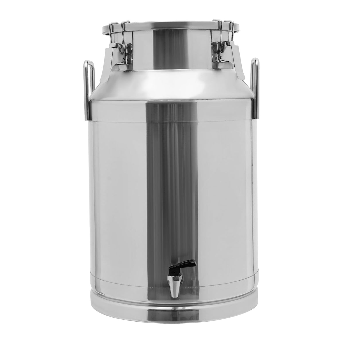 10 Gal Stainless Steel Milk Can Bucket with Faucet and Lid G9925