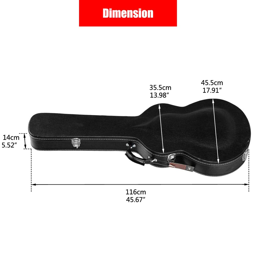 42-Inch Hard Electric Guitar Case with Lock Latch I583085