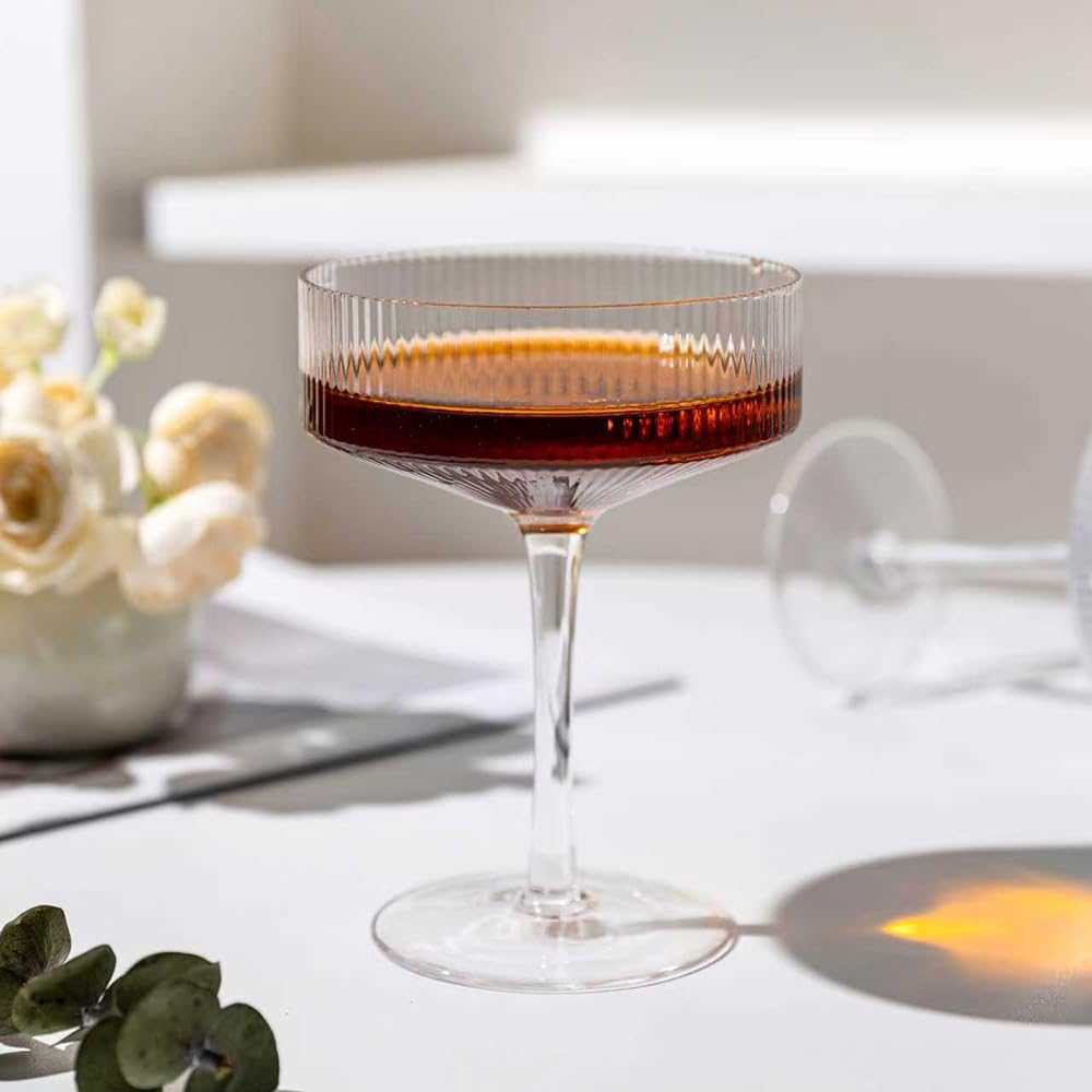 Set of 4 9 oz Coupe Cocktail Glasses G650340