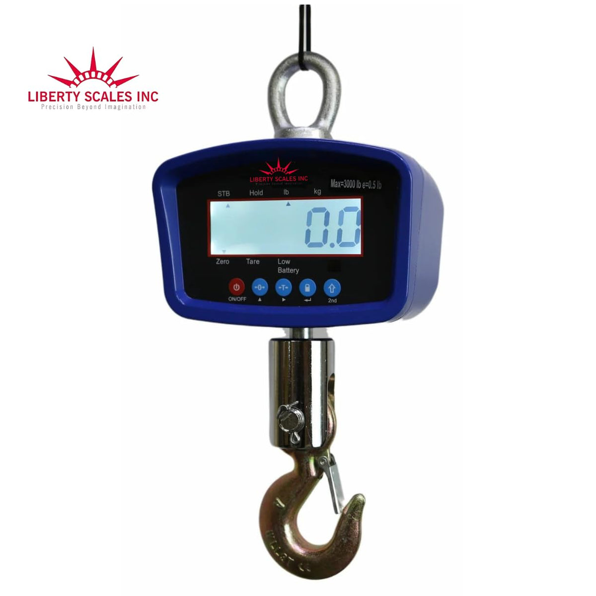 500 lb Digital Hanging Crane Scale with LCD Display C32218