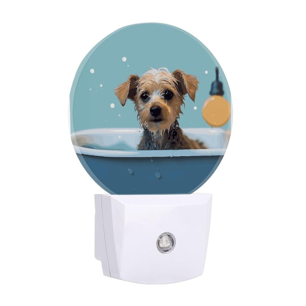 Dog in Bathtub Night Light Smart Sensor O346270