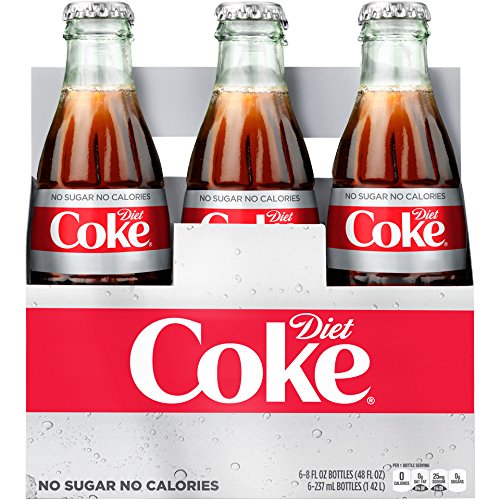 Diet Coke Glass Bottles 4(6 Packs) T52869