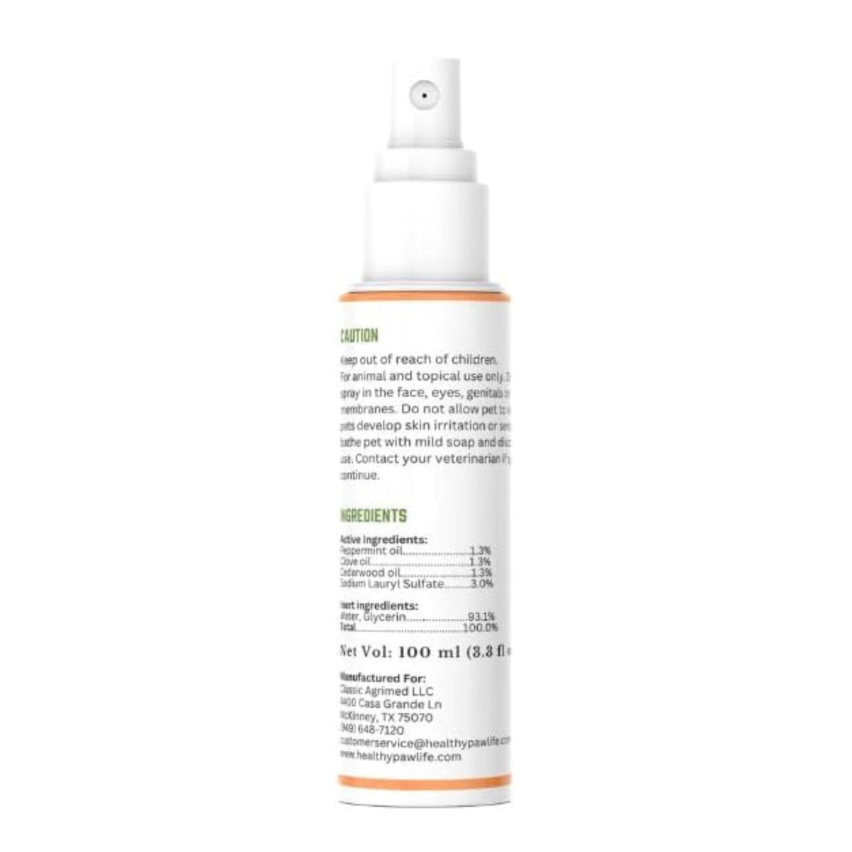 Plant-Based Flea & Tick Spray for Dogs & Cats B627779