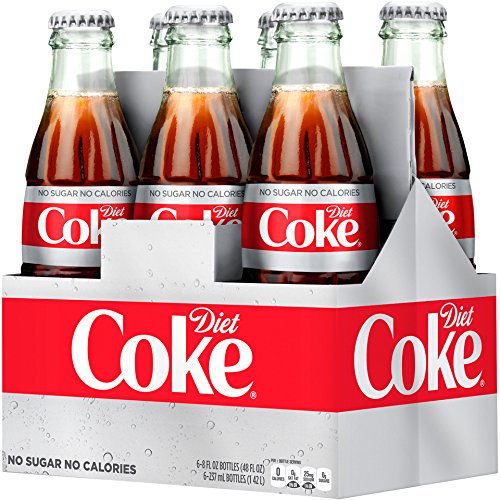 Diet Coke Glass Bottles 4(6 Packs) T52869