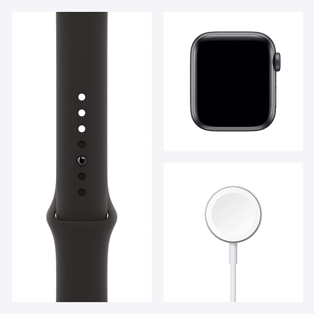 Space Gray Aluminum Case with Black Sport Band E647679