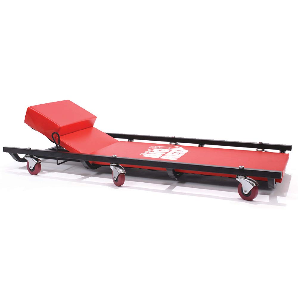 Rolling Garage Creeper with Adjustable Headrest and 6 Casters K4671