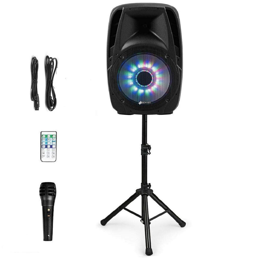15" 1500W 2-Way Portable PA Speaker System M510