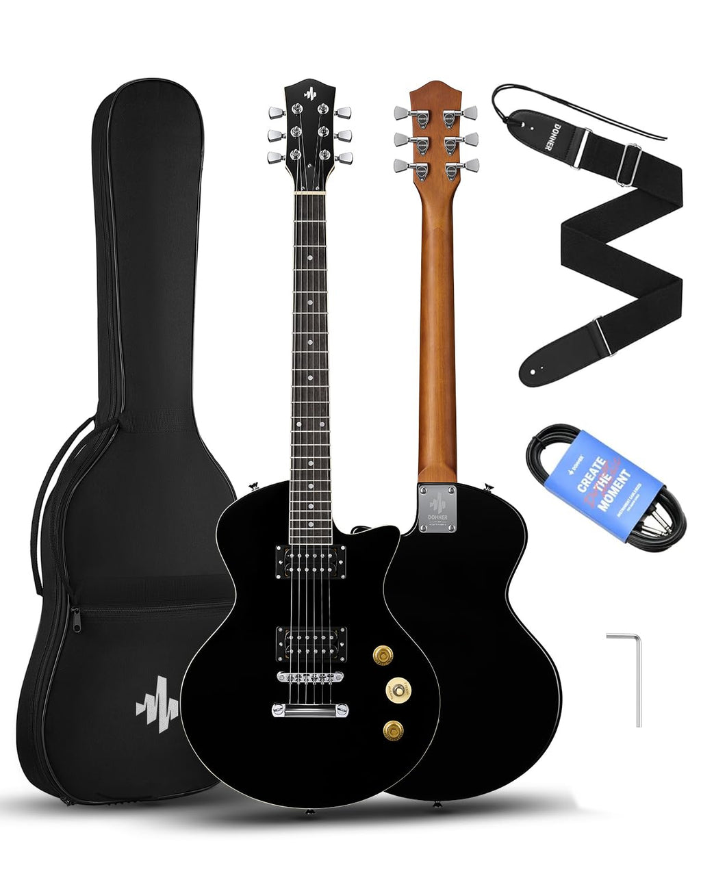 39" Electric Guitar with Dual Humbucker Pickups J2418