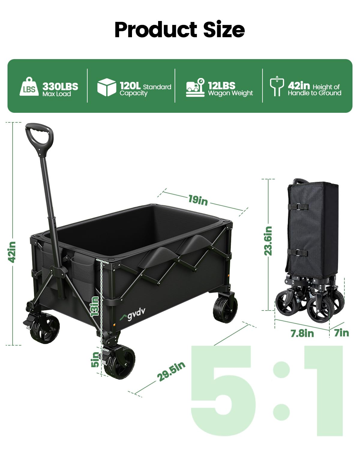 Foldable Wagon Y99735