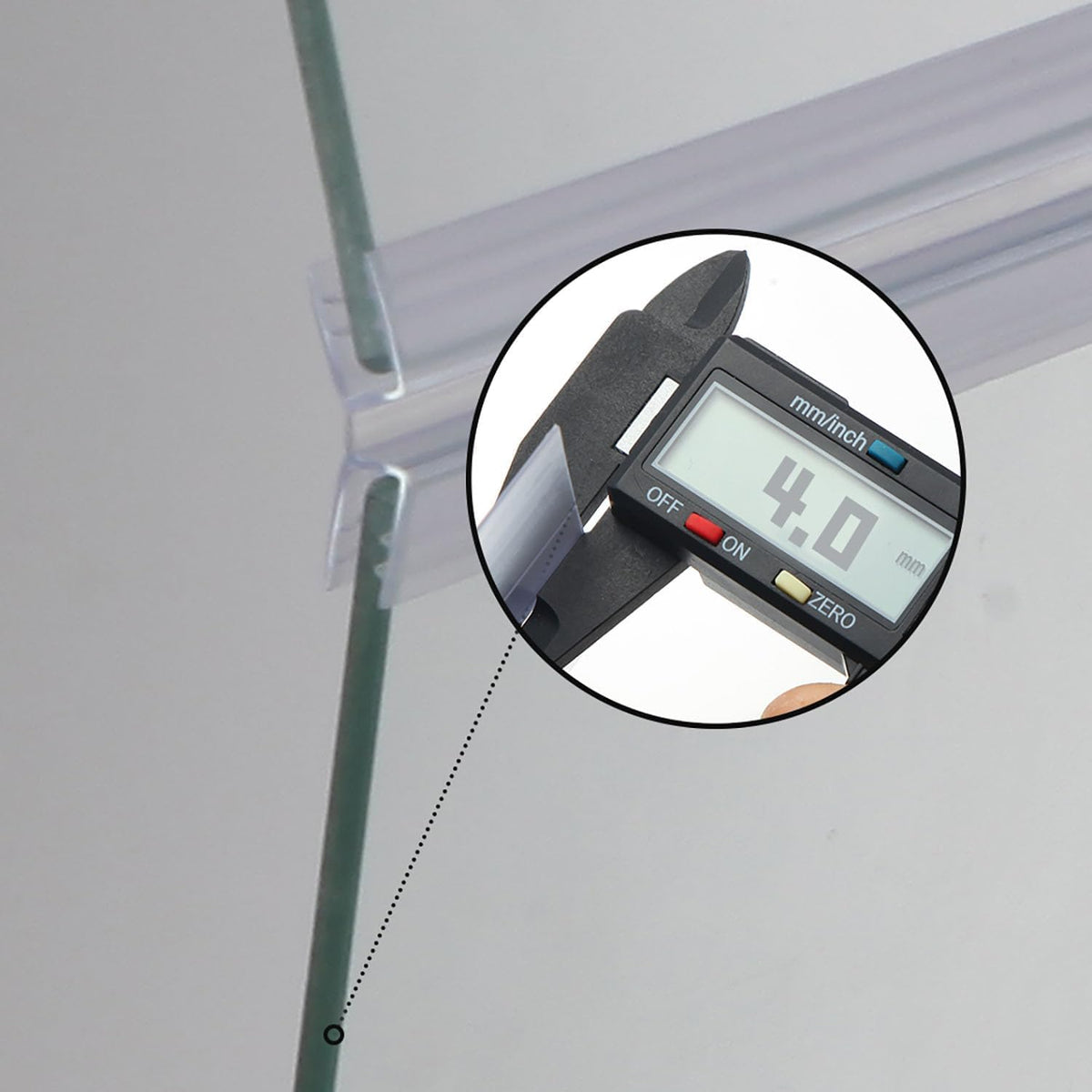 Clear Tempered Glass Canopy A52652