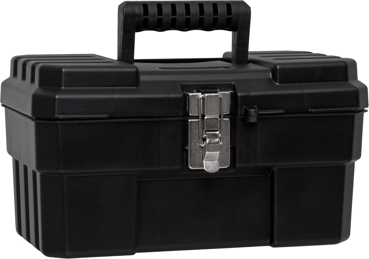 14-Inch Plastic Toolbox with Removable Tray L14165