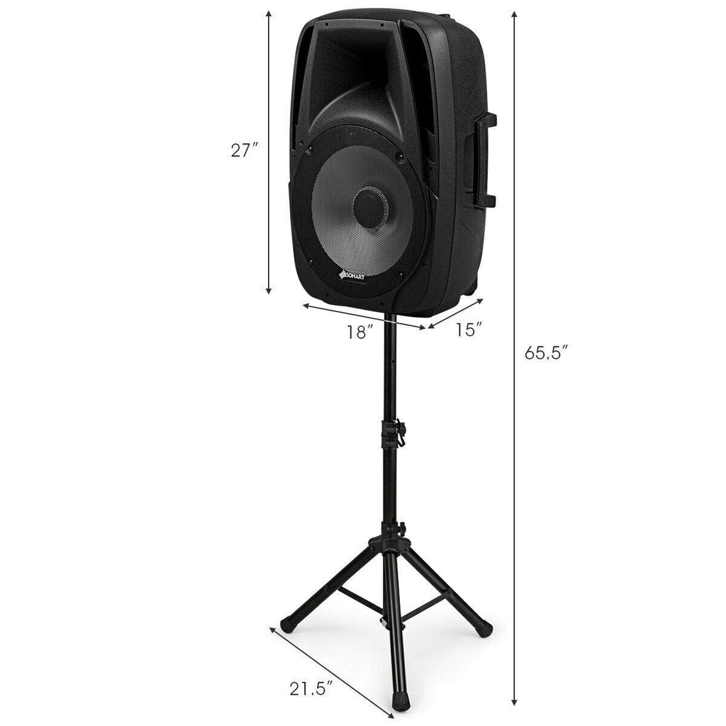 15" 1500W 2-Way Portable PA Speaker System M510