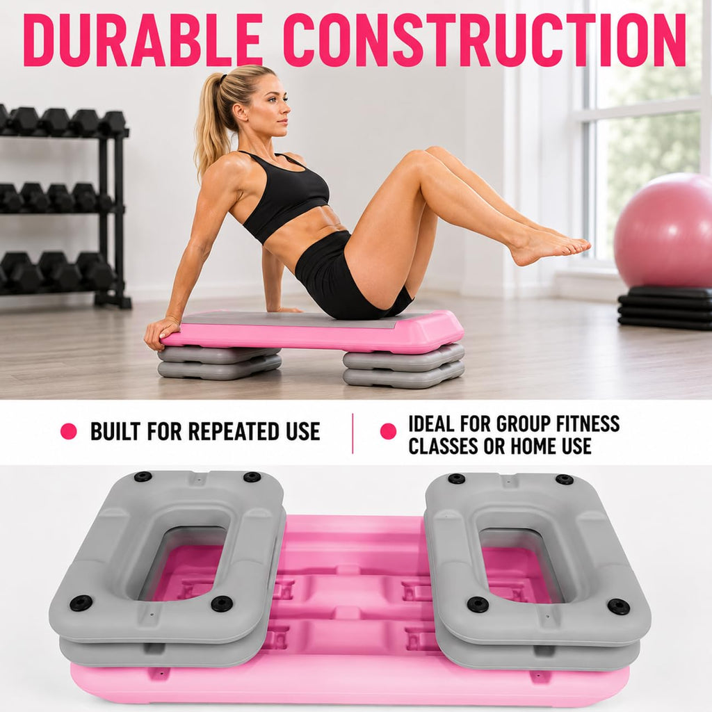 Height Adjustable Aerobic Step Platform Y587598