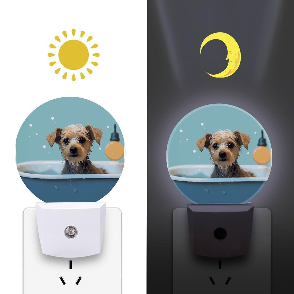 Dog in Bathtub Night Light Smart Sensor O346270