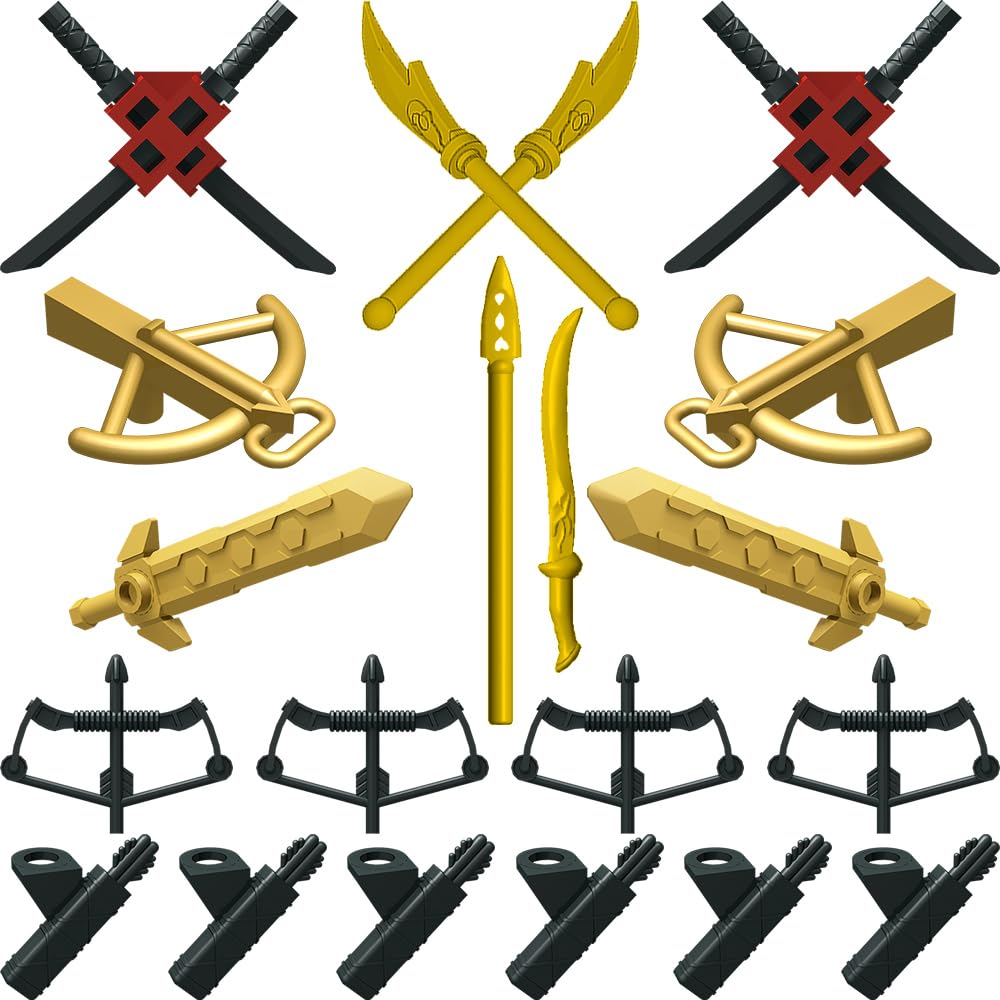 Minifigures Accessories Kit Knight Weapons Set E504432