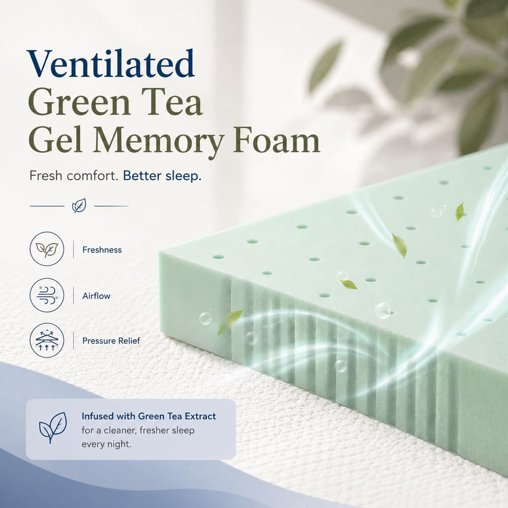 Twin 5 Inch Memory Foam Mattress S6324
