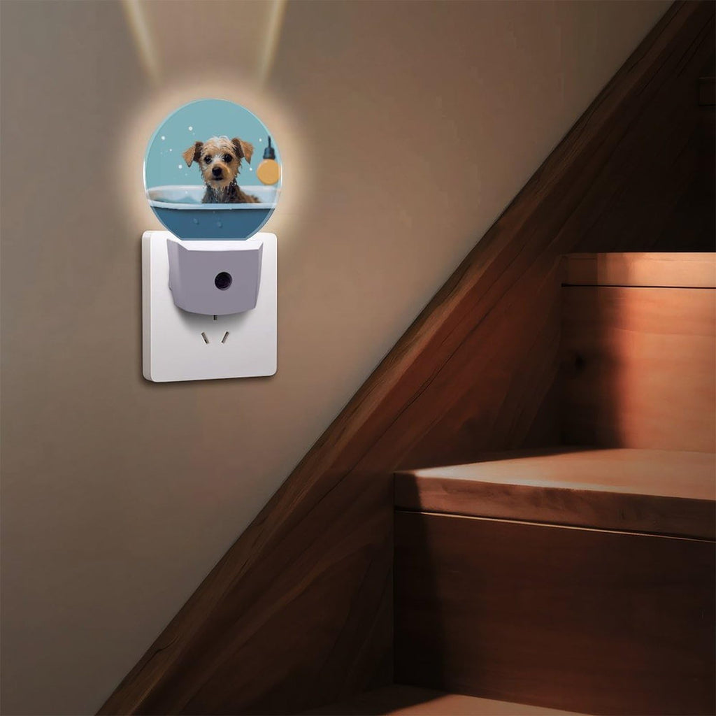 Dog in Bathtub Night Light Smart Sensor O346270