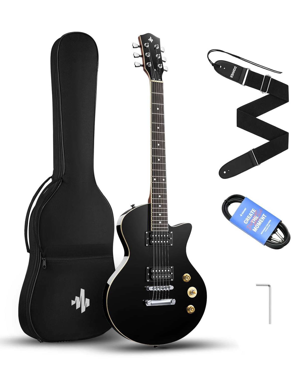39" Electric Guitar with Dual Humbucker Pickups J2418