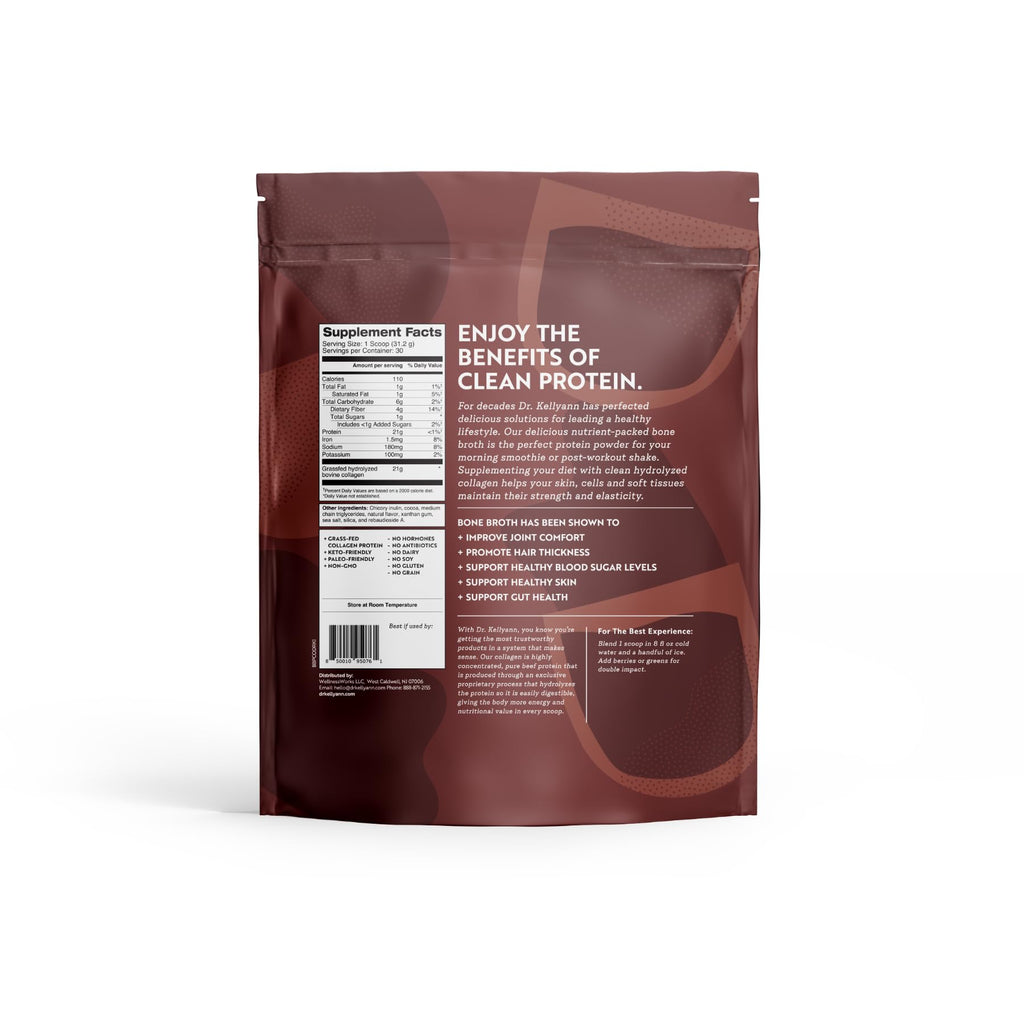 Chocolate Bone Broth Protein Powder 30 Servings B33677