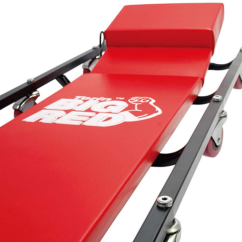 Rolling Garage Creeper with Adjustable Headrest and 6 Casters K4671