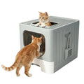 Stainless Steel Cat Litter Box with Lid J3702