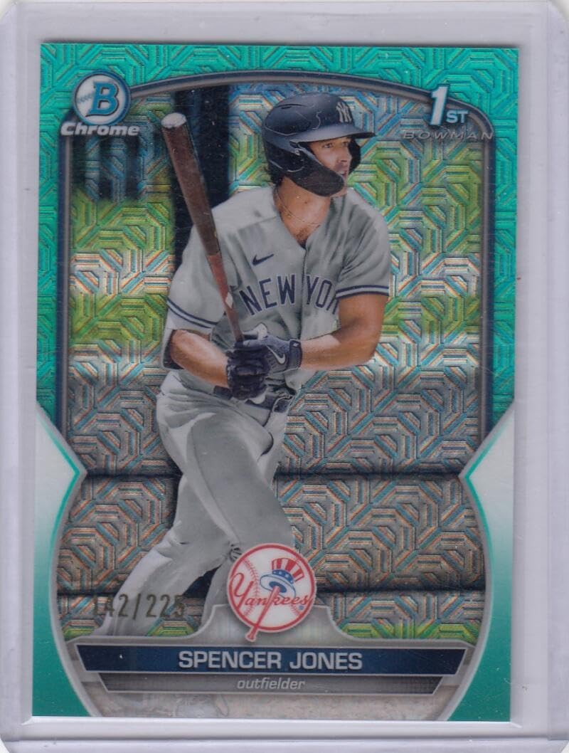 2023 Bowman Chrome Mega Box Prospects Mojo Refractor Aqua Baseball Trading Card L174