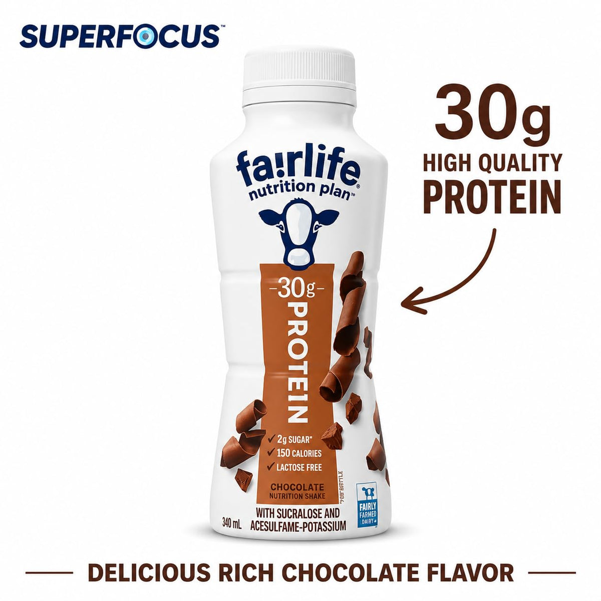 High Protein Chocolate Shake 12 Pack I46143