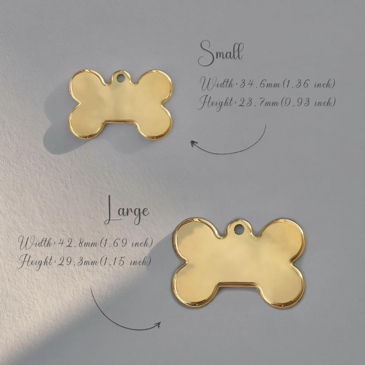 Stainless Steel Deep Engraving Dog Tags G496