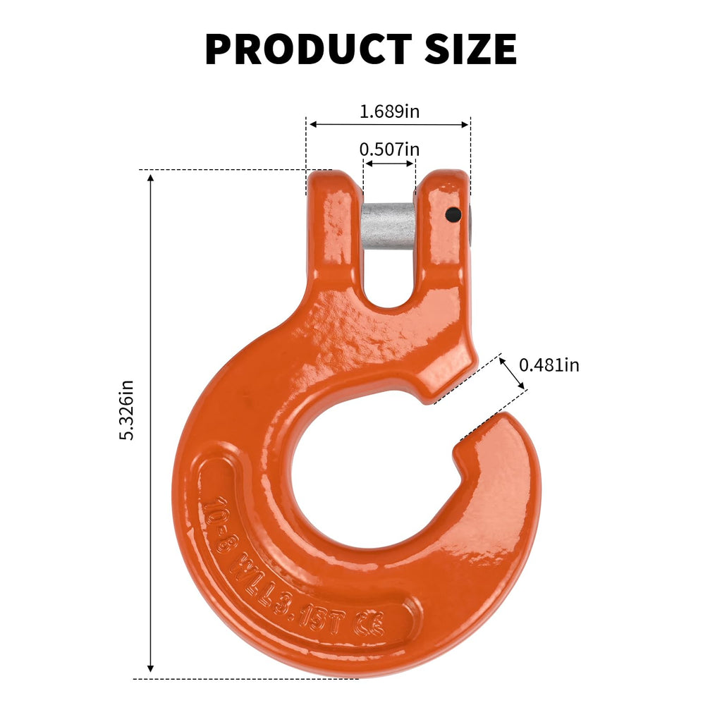 3/8" Logging Choke Chain Hooks, 3.15 Ton R45852