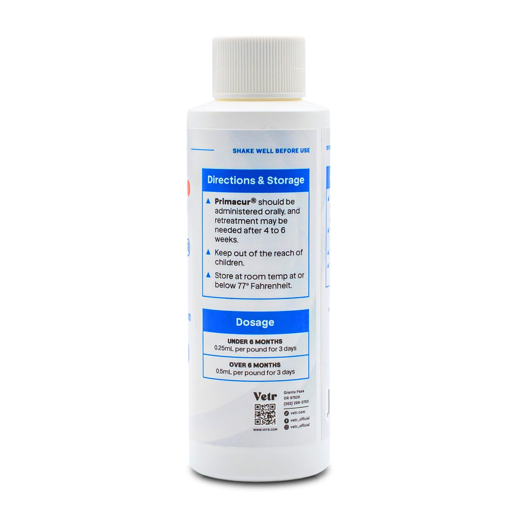 Broad-Spectrum Oral Suspension 10% for Dogs and Cats 120ML/4.1oz Bacon Flavor K7167