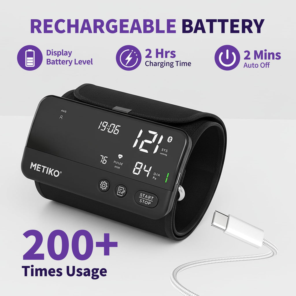 Wireless Upper Arm Blood Pressure Monitor W8624