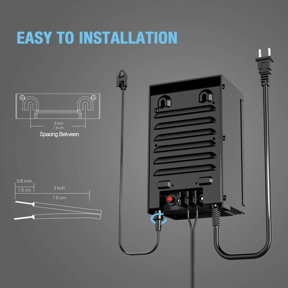200 Watt Low Voltage Transformer with Timer and Photo Eye Sensor X9857