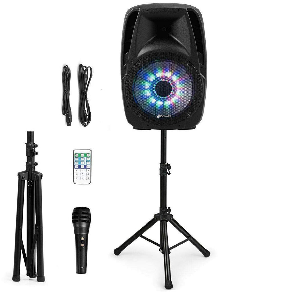15" 1500W 2-Way Portable PA Speaker System M510