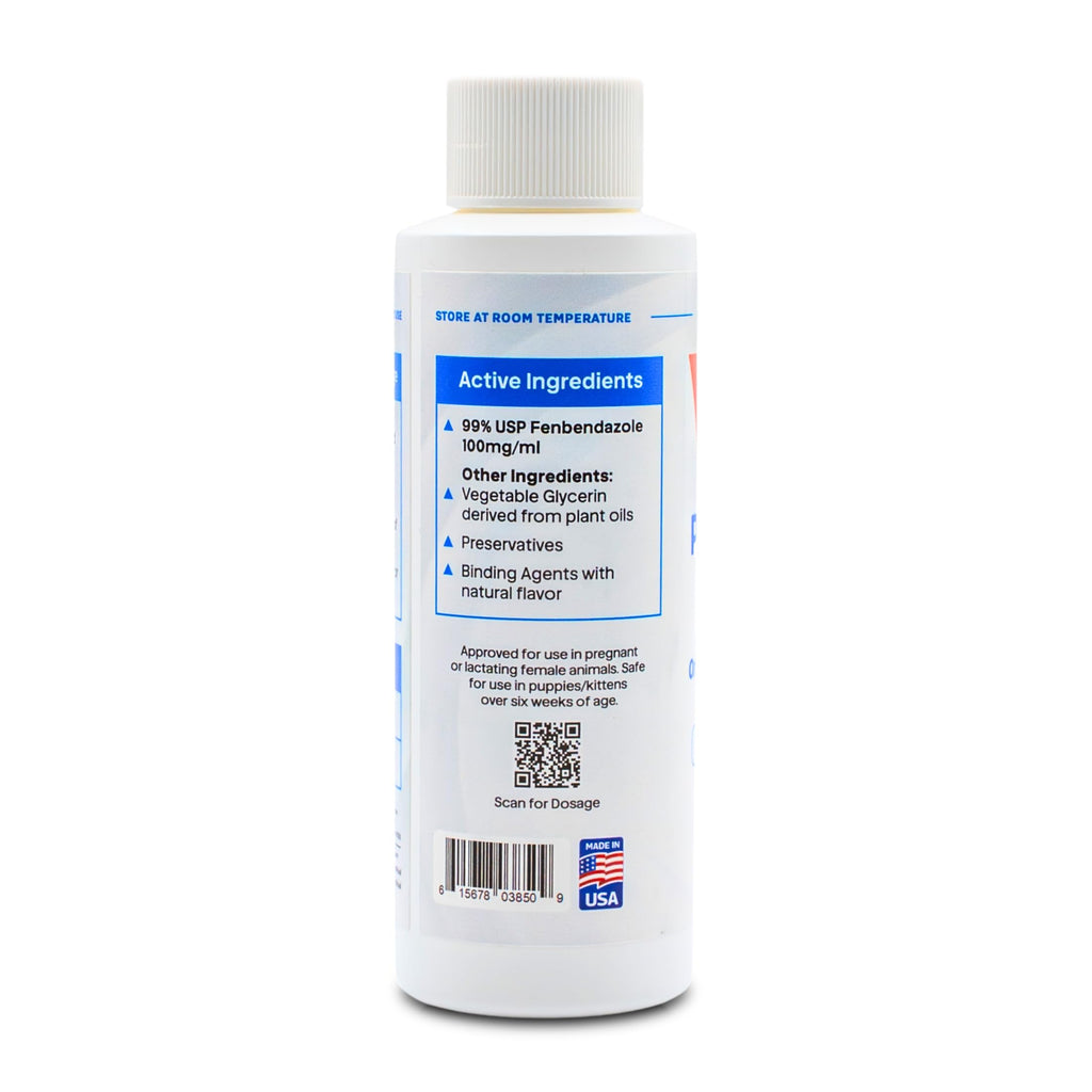 Broad-Spectrum Oral Suspension 10% for Dogs and Cats 120ML/4.1oz Bacon Flavor K7167