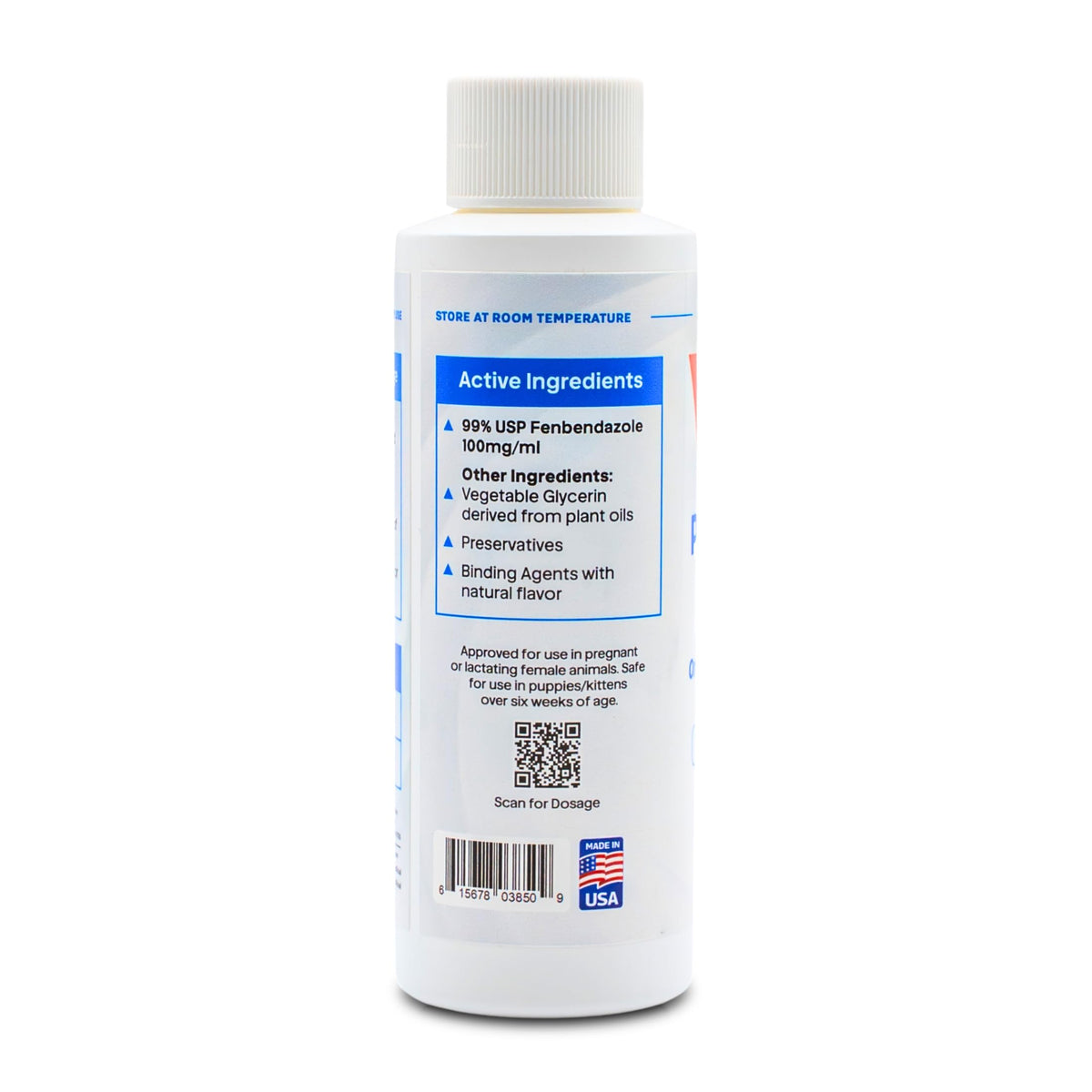 Broad-Spectrum Oral Suspension 10% for Dogs and Cats 120ML/4.1oz Bacon Flavor K7167