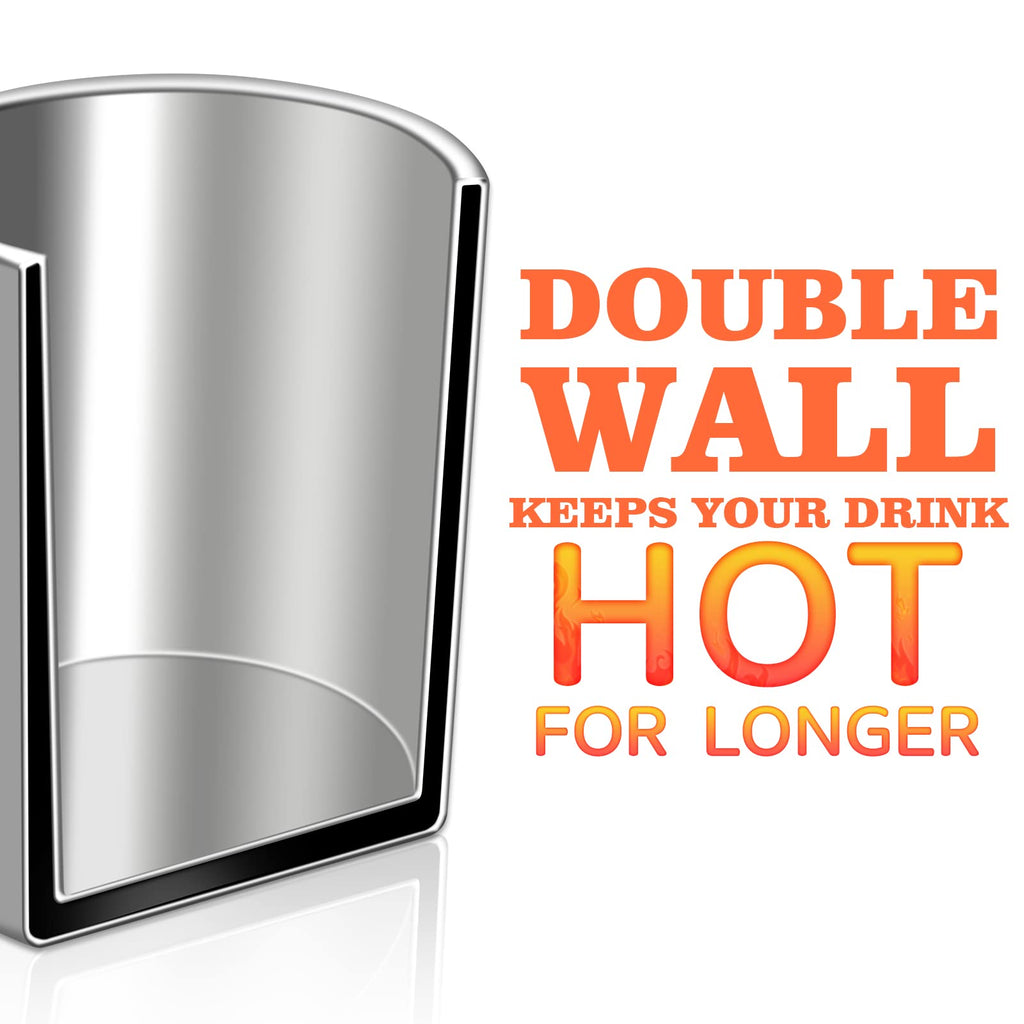 2 Pcs 16.9oz Stainless Steel Double Wall Vacuum Insulated Mug F81160