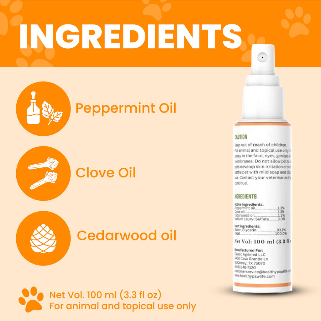 Plant-Based Flea & Tick Spray for Dogs & Cats B627779