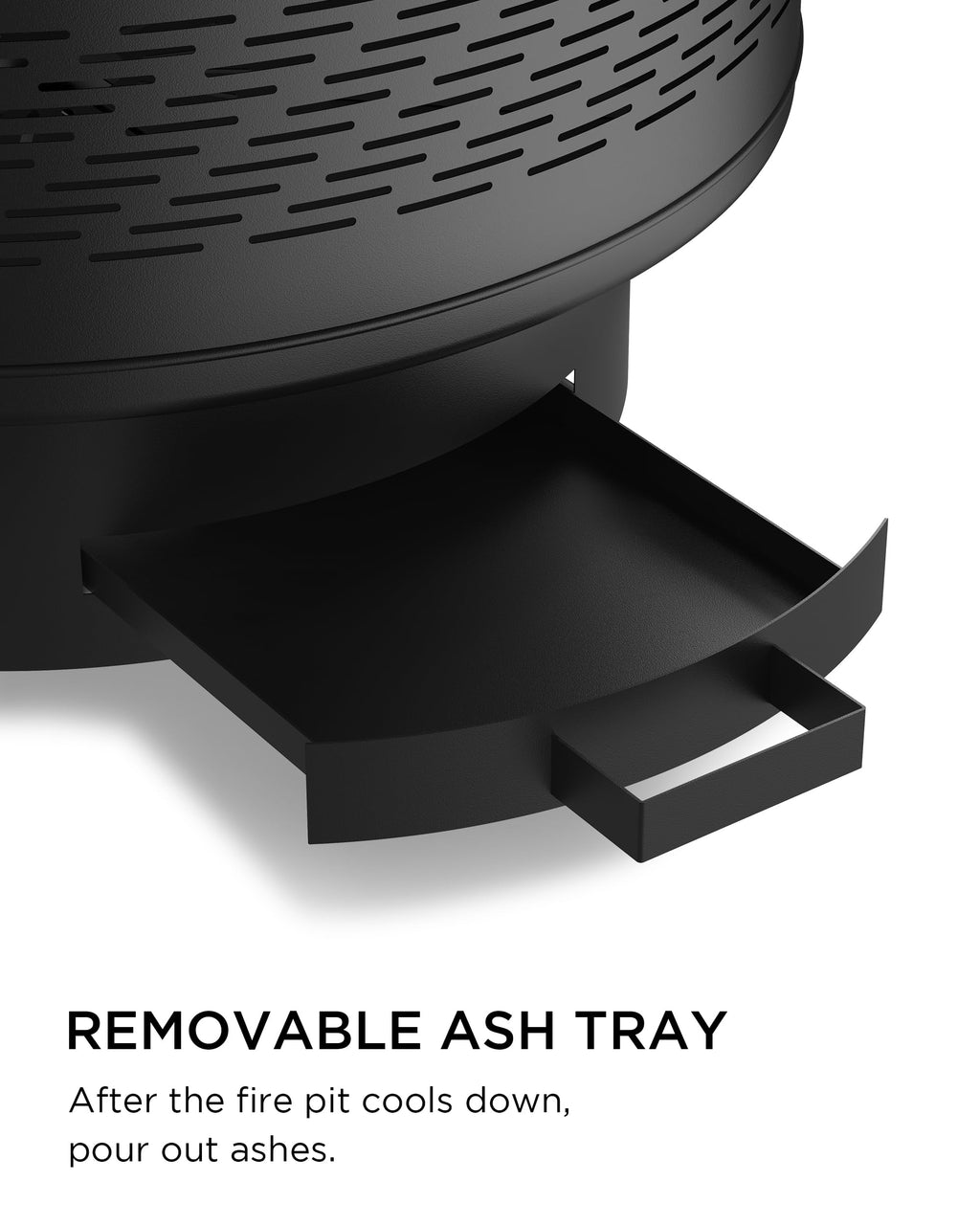 32" Round Wood Burning Fire Pit with Cooking Grill K4840