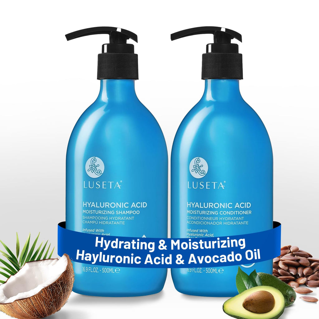 Hydrating Shampoo and Conditioner Set with Shea Butter & Avocado Oil O7224