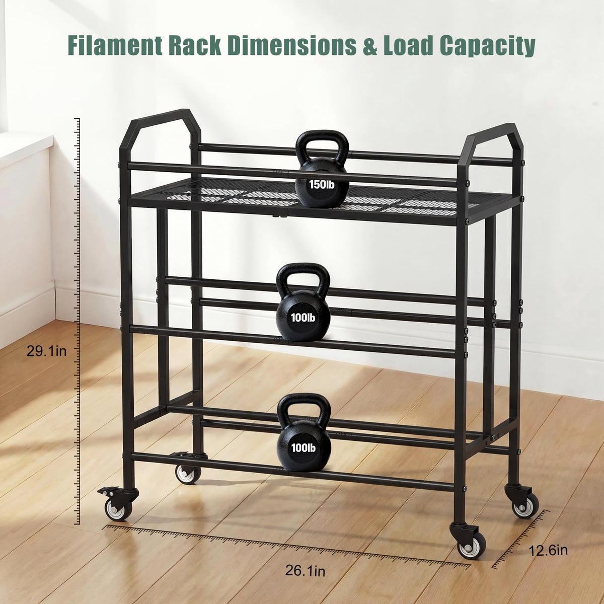 Filament Storage Rack with Wheels K5678