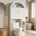 White Over the Toilet Storage Cabinet with Adjustable Shelf X598