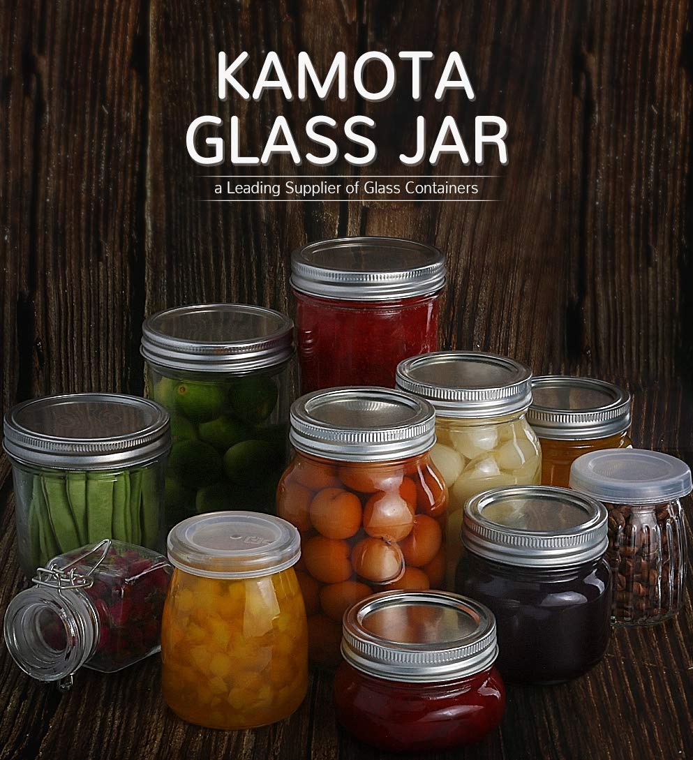 16oz Regular Mouth Mason Jars 12 Pack with Lids & Bands W572