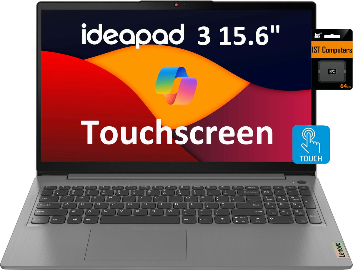 15.6" FHD Touchscreen Laptop 16GB RAM 256GB SSD Intel Core i3 Grey D3160