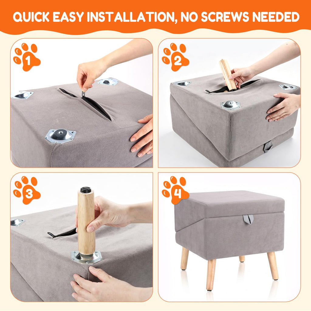 Foldable Dog Ramp Gray S2364