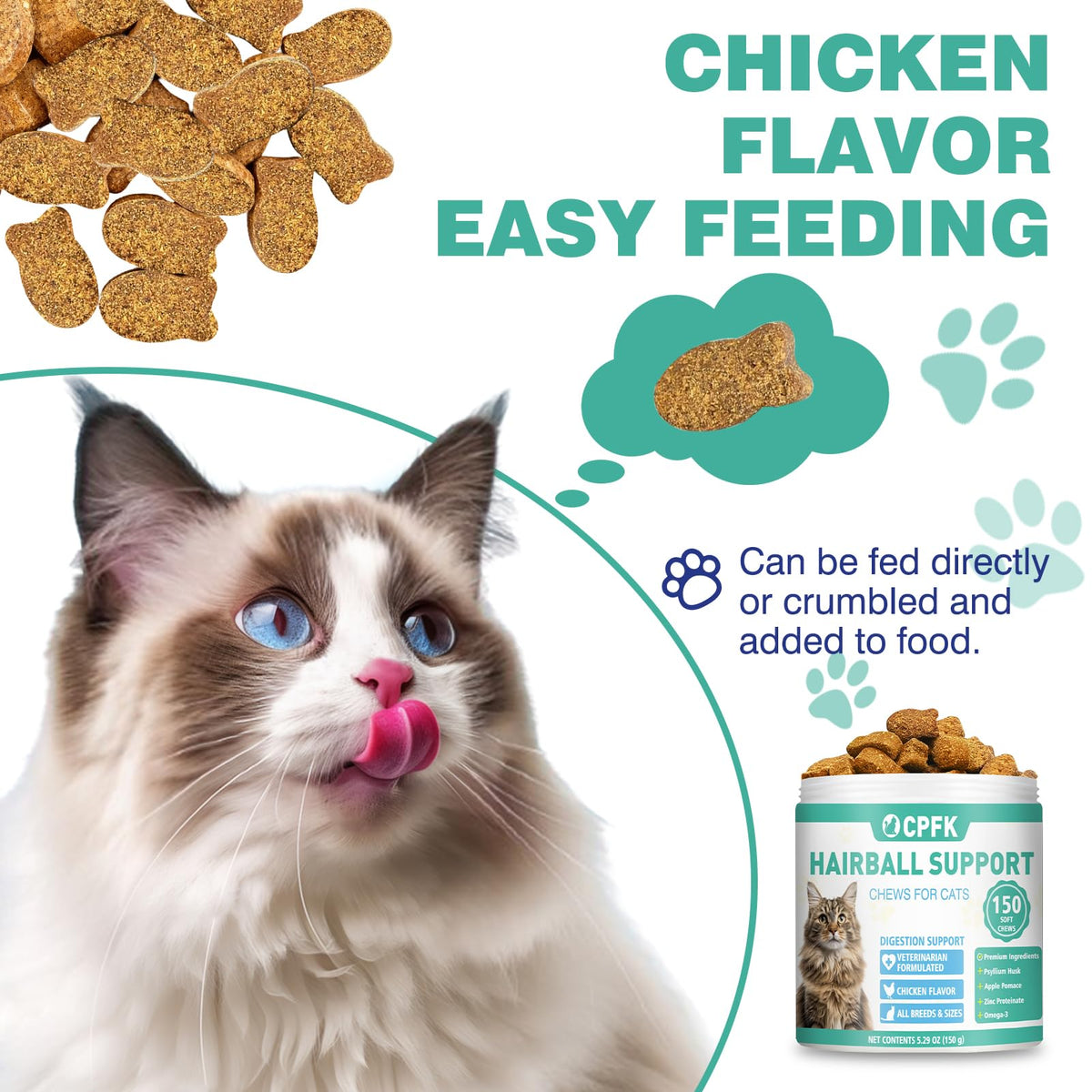 Hairball Treatment for Cats L301