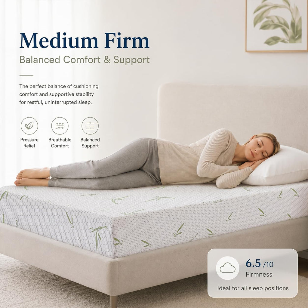 Twin 5 Inch Memory Foam Mattress S6324