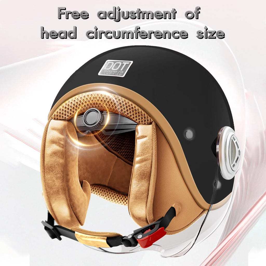 Kids 3/4 Open Face Motorcycle Helmet A119